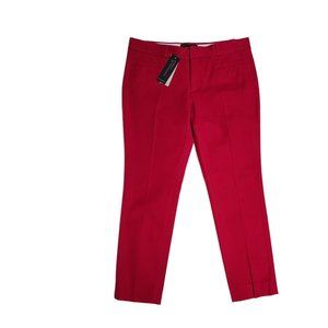 NWT BANANA REPUBLIC Sloan Cropped Pant - Red - 6 Petite 6P